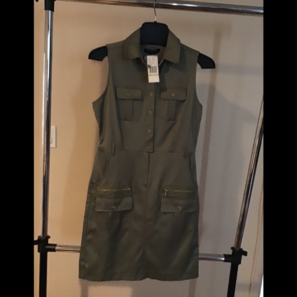 Stretch Sage green dress